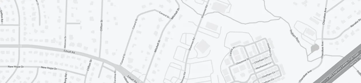 Map to McQuiston Dental and Aesthetics in Alexandria, VA